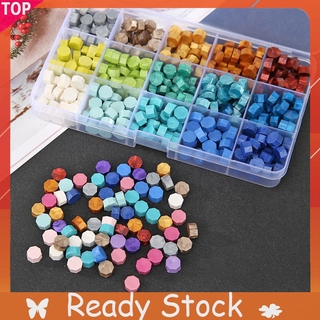 อุปกรณ์สแตมป์ขี้ผึ้ง Diy สําหรับใช้ในการปิดผนึกซองจดหมาย 1 กล่อง