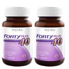 TT Vistra Forty Plus 40 Multivitamins 30 แคป (1ขวด)วิสทร้า ฟอร์ที พลัส