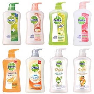 เจลอาบน้ำ เดทตอล 500g. Dettol หัวปั้ม 7 สูตร 500 กรัม