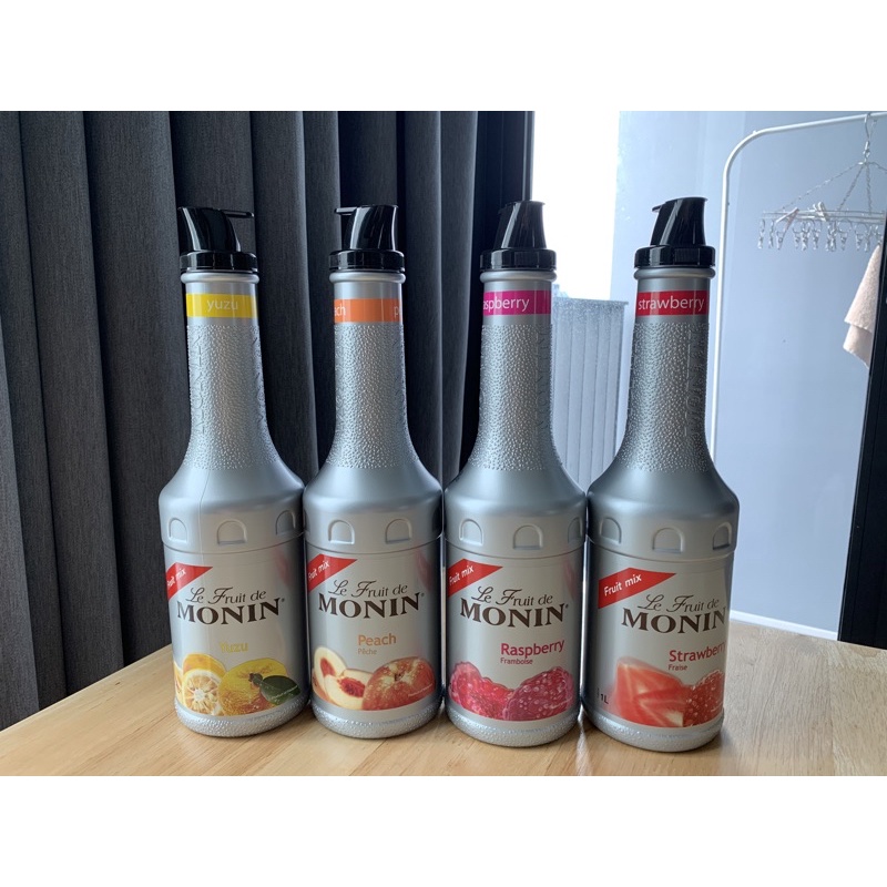 ขวดเปล่า Monin puree 2 ขวด