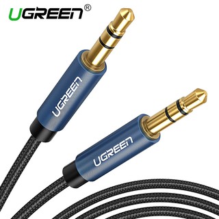 ugreen 3 . 5 มม. male to male aux สายเคเบิ้ลเสียง jakcphone/แท็บเล็ต/pc/mp 3/หูฟัง