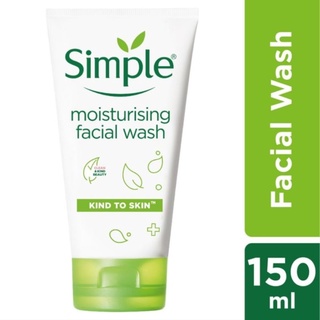 พร้อมส่ง ซิ​มเพิล​ Simple Moisturising Facial Wash 150ml.