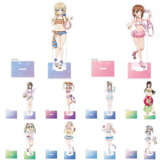 [แท้💯/Pre-Order✈️] Girls und Panzer Swimwear 2022Big+ Acrylic Stand - Curtain Damashii