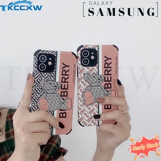 พร้อมส่งเคสโทรศัพท์มือถือลายหมีเบอร์รี่กันกระแทกสําหรับ Samsung Galaxy A03S A02S A02 A32 A22 A72 A52 A42 A51 A71 A31 A41 A31 A21 A21S A11 A12