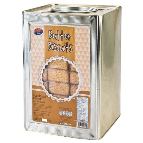 ส่งฟรี  M&K เอ็มแอนด์เค ขนมปังกรอบบัตเตอร์ ขนาด 1300กรัม BUTTER BISCUIT 1.3KG     ฟรีปลายทาง