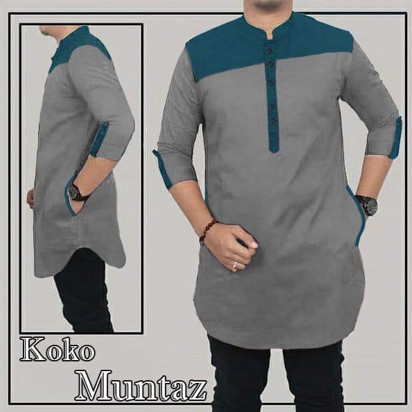 Gw Koko Tojiro เสื้อปากีสถาน Koko มีกระเป๋าด้านข้าง เสื้อผ้า Eid