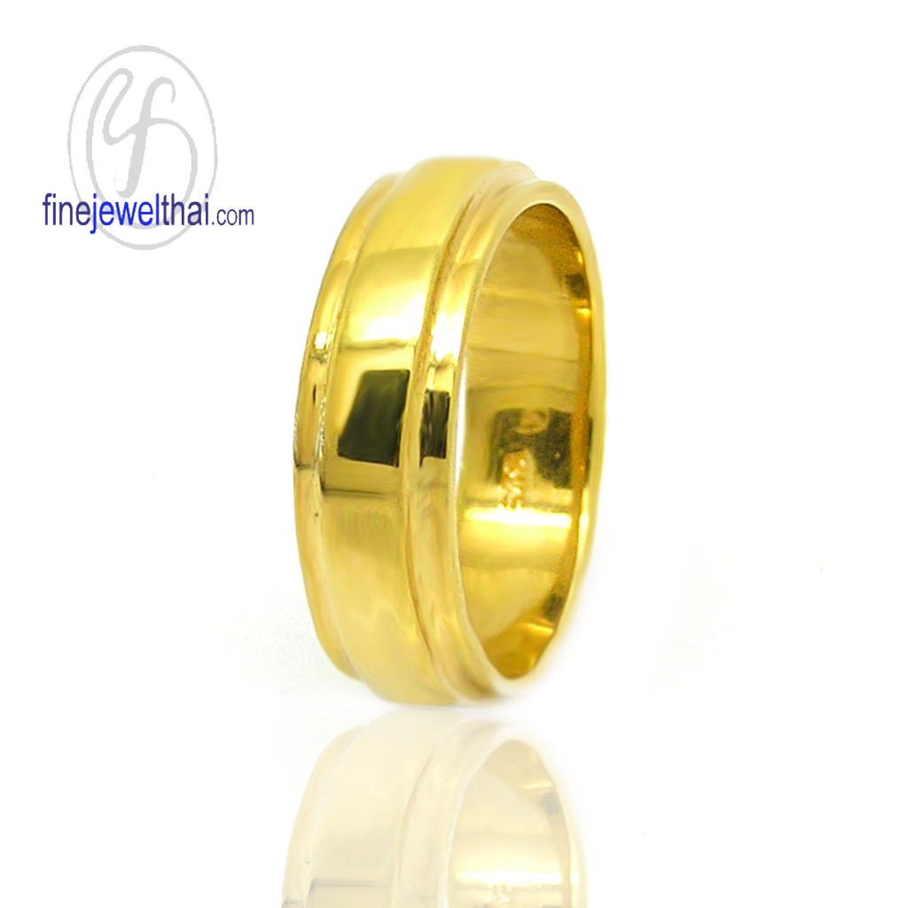 Finejewelthai-แหวนทอง-แหวนเกลี้ยง-แหวนหมั้น-แหวนแต่งงาน-Silver-wedding-ring-R100800g