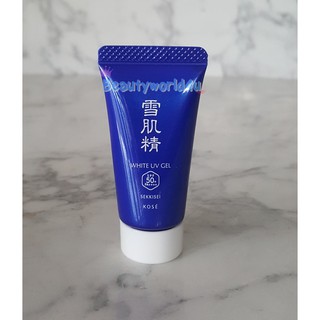 ☀️ Kose Sekkisei white uv gel SPF 50+ PA++++ ขนาดทดลอง 10 g.  กันแดดเนื้อเจล โคเซ่