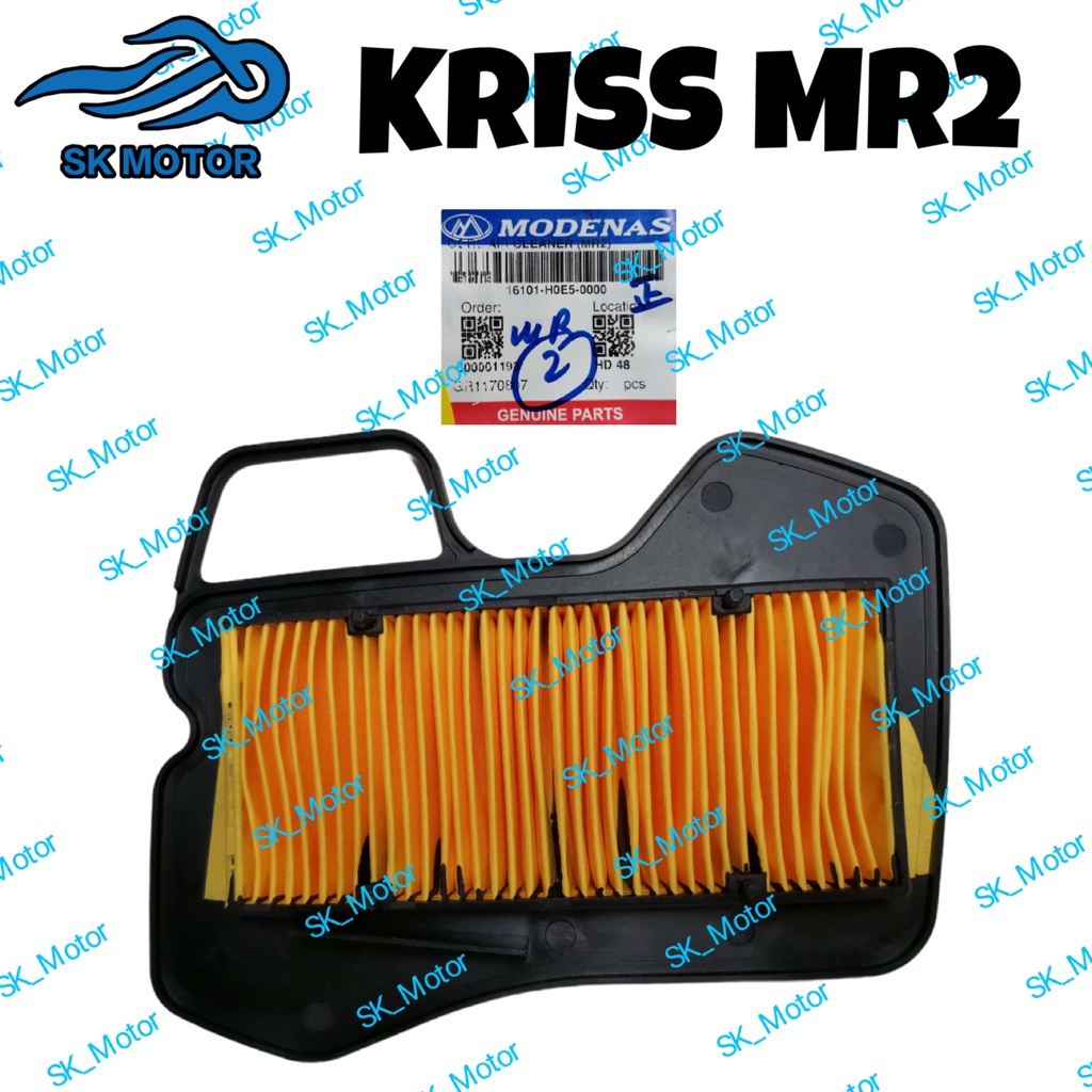 Modenas KRISS MR2 Element Assy Air Cleaner กรองอากาศ Saringan Udara 16101-H0E5-400