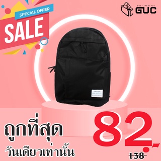 GUCSELECTED(B955) -n3กระเป๋าเป้สีพื้นช่องเยอะน่ารัก