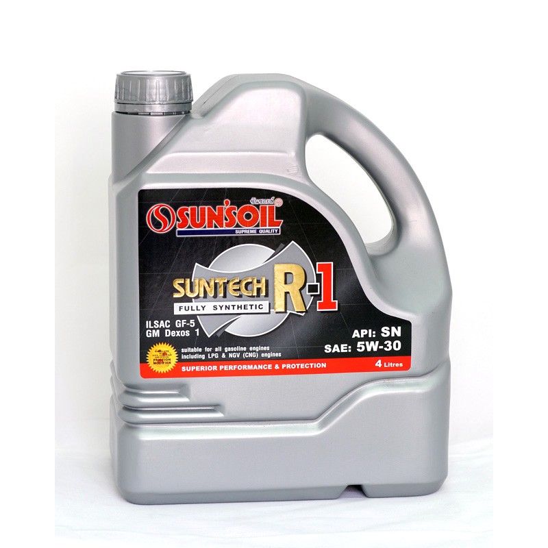 Sun'Soil SUNTECH R1 น้ำมันเครื่องยนต์ เบนซิน สังเคราะห์ 100%