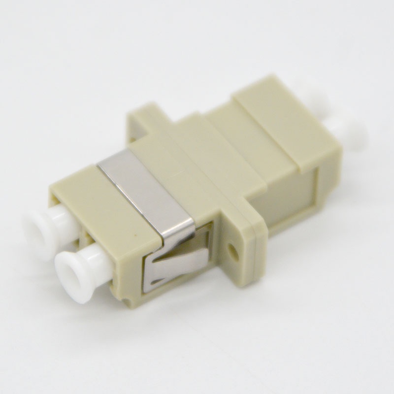 100pcs New Optic Fiber Adapter Connector LC Multimode Duplex Fiber Optic Coupler Flange Connector Fr
