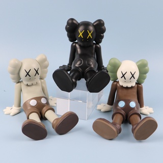 โมเดลฟิกเกอร์ Pvc รูปการ์ตูนสําหรับตกแต่งภายในรถยนต์ โมเดล Kaws