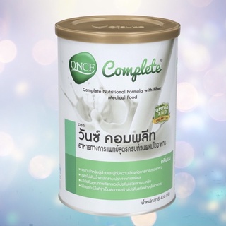 ONCE Complete วันซ์ คอมพลีท ขนาด 400 กรัม  อาหารทางการแพทย์ สูตรครบถ้วน