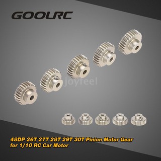 goolrc 48 dp 26 t 27 t 28 t 30 t ชุดเกียร์มอเตอร์สําหรับ 1/10 rc car brus