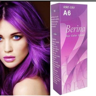 พร้อมส่ง✅ สี Berina A6 สีม่วง สี+ไฮ ขนาด 60  มล
