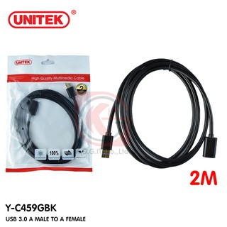 Unitek Y-C459GBK USB 3.0  A Male to A Female  2เมตร