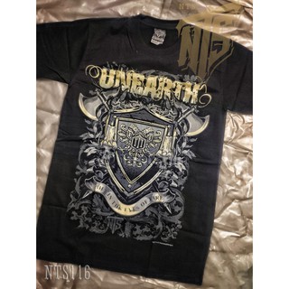 NTS 116 Unearth เสื้อยืด เสื้อวง สกรีนลายอย่างดี Silk Screen ผ้าหนานุ่ม ไม่หดไม่ย้วย มาตราฐาน NTS แบรนด์ S M L XL XXL