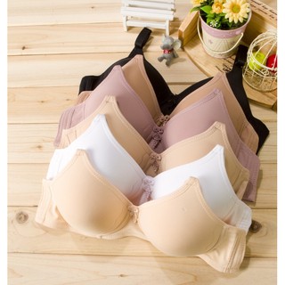 💥Lookmebra_SHOP💥 (N339) บราไร้โครง ทรงใหญ่ ตะเข็บดอกไม้สวยงาม