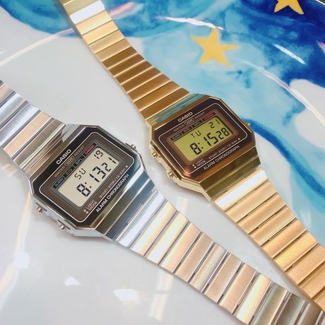 แท้ศูนย์ Casio (กล่องคลีม)นาฬิกาข้อมือผู้ชาย สายสแตนเลส รุ่น A700 A700W A700WM A500 A500WA A500WGA ประกันศูนย์ 1 ปี รูปที่ 5
