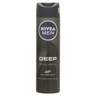 นีเวีย เมน ดีพ สเปรย์เหงื่อและระงับกาย 150มล./Nivea Men Deep Antiperspirant Spray 150ml.