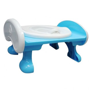 Safety1st-กระโถนฝึกขับถ่ายสีฟ้า(Deluxe Gotta Go Now Travel Potty Trainer)