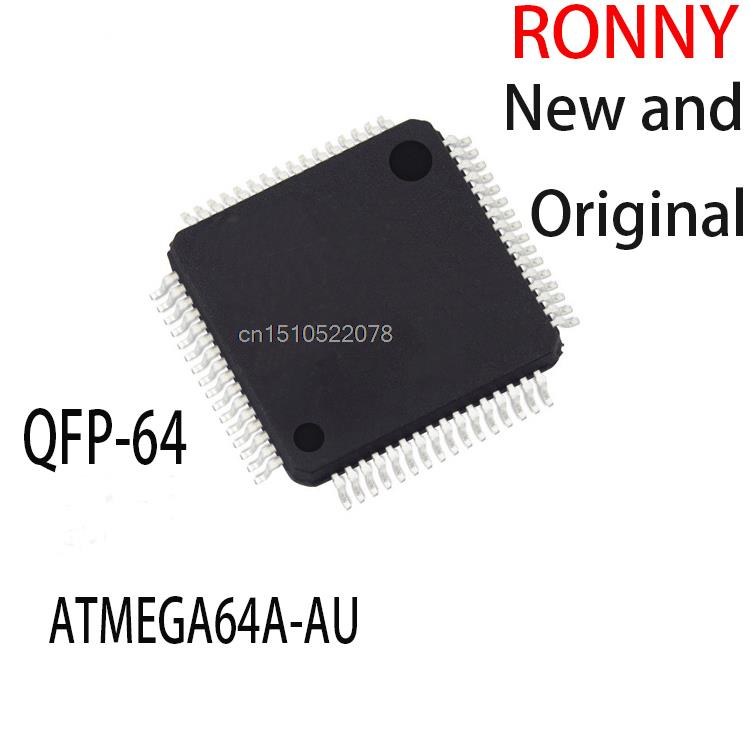 5-10PCS New and Original   ATMEGA64A AU QFP-64 ATMEGA64A-AU