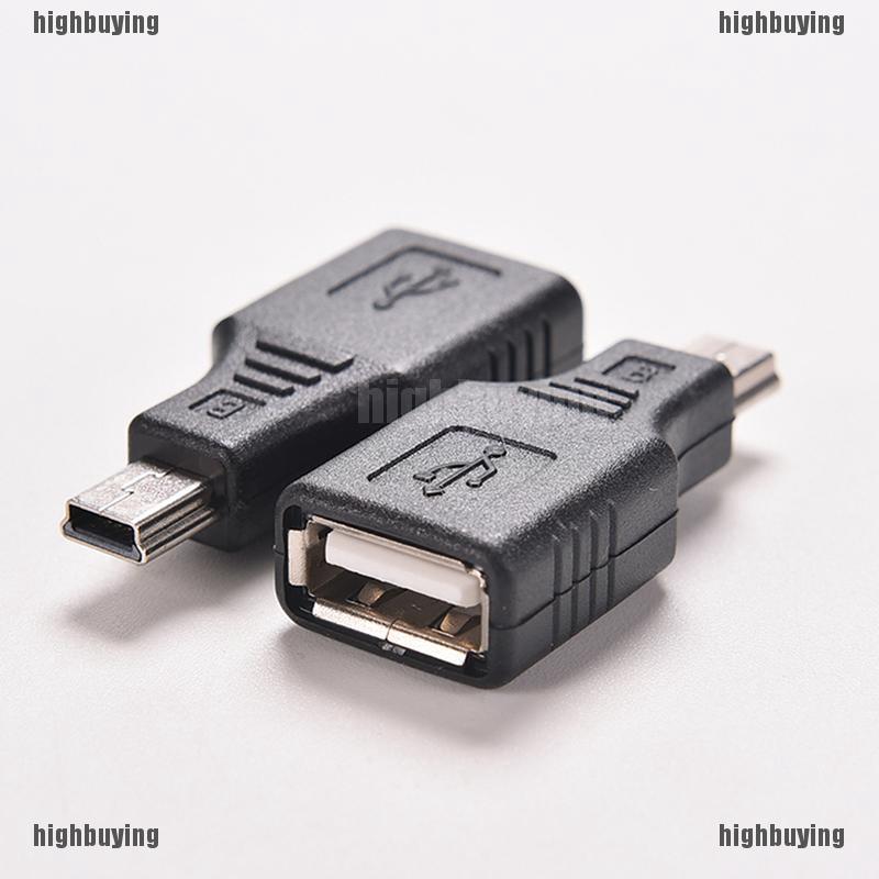 สายเคเบิ้ลเครือข่าย USB 2.0 A Female to Mini USB B 5 Pin Male