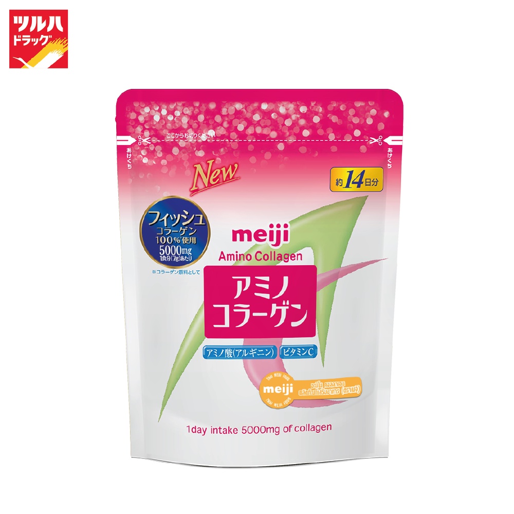 Meiji Amino Collagen 98 G. (Sachet) / เมจิ อะมิโนคอลลาเจน 98 กรัม (ถุง)