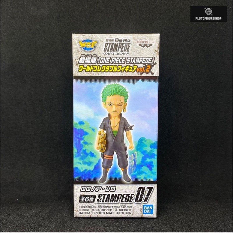 ---WCF ONEPIECE--- Zoro Stampede07 มือหนึ่งไม่แกะกล่อง 🇯🇵Lot Jp ของแท้แมวทอง