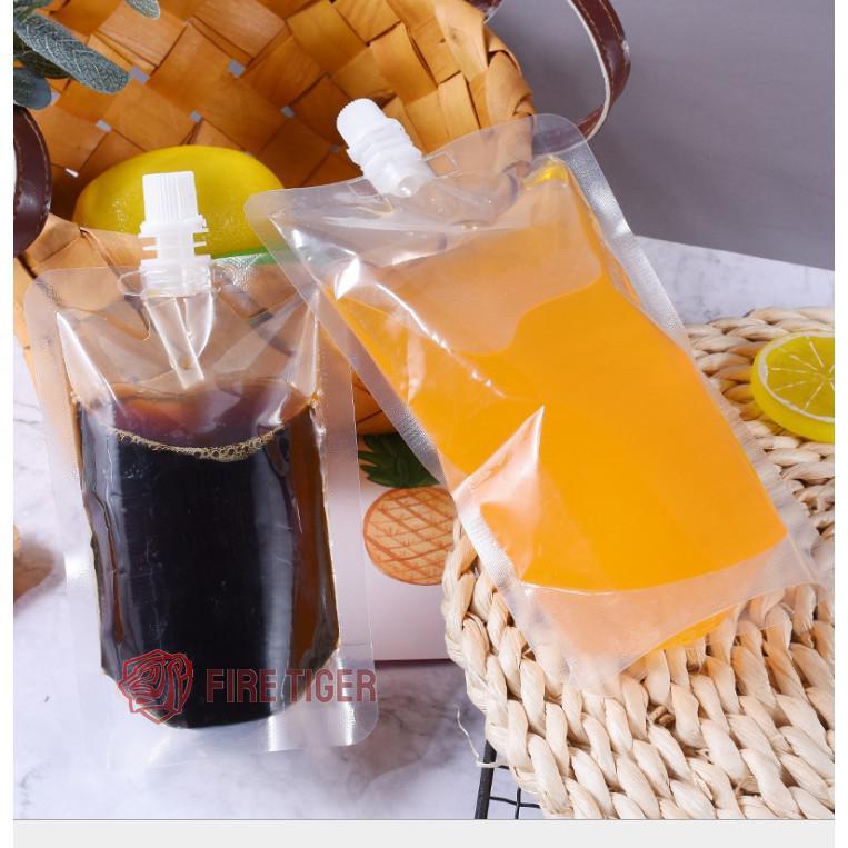 ถุงบรรจุของเหลว ขนาด100,200,300 มล. ถุงใสฟูดเกรด Food Grad ถุงเอนกประสงค์ ft99