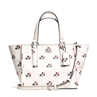 ของแท้💯% Coach Crosby Mini Carryall in Printed Bramble Rose 34774