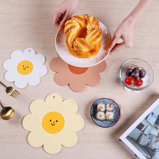 Sunflower Insulation Table Mat Silicone PVC Coaster Home Desk Table Kitchen Accessories