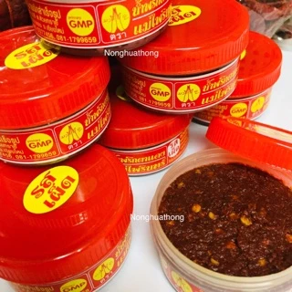 น้ำพริกตาแดง (กระปุก) จากเชียงใหม่ 👍🏻 มี อย. น้ำพริก ของกินภาคเหนือ