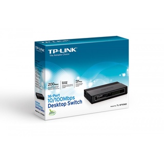 กล่องฮับแยกสัญญาณอินเตอร์เน็ตเข้าหลายอุปกรณ์1ออก16 Switching Hub TP-LINK รุ่น TL-SF1016D 16-Port  Desktop Switch