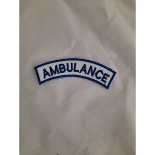 อาร์ม Ambulance แบบเย็บติดเสื้อ