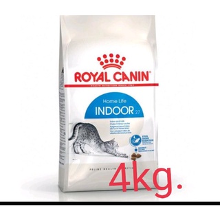 Royal Canin Indoor 4 kg อาหารสำหรับแมวโตเลี้ยงในบ้าน อายุ1ปีขึ้นไป