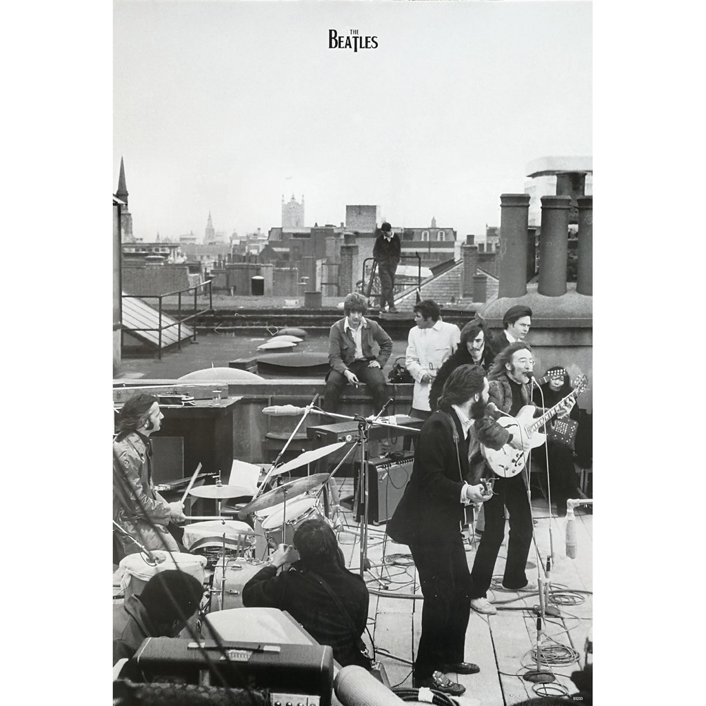 โปสเตอร์ รูปถ่าย วง ดนตรี 4เต่าทอง The Beatles (1960-70) POSTER 24"x35" Inch British Pop Rock MUSIC Photo Vintage V12