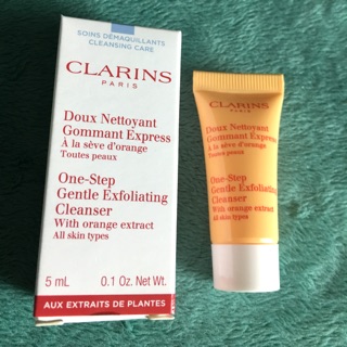 Clarins One Step Gentle Exfoliating Cleanser 5ml.