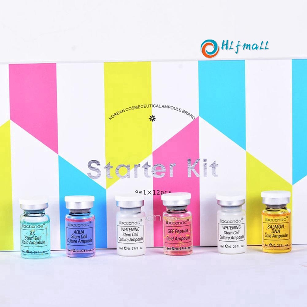 12 ชิ้น/เซ็ต 8ml BB Glow Skin Cream Meso White Brightening Natural Nude Face care