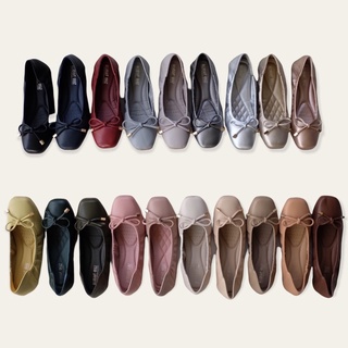 รองเท้าคัทชู รุ่น Ballet flats 21 สี 🌷 | แนะนำบวกไซส์จากปกติ