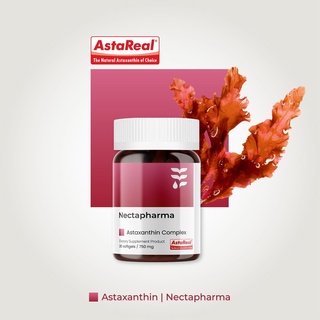 Nectapharma Astaxanthin Complex เนคตาฟาร์มา (Necta Pharma) สารต้านอนุมูลอิสระ ผิวอ่อนวัย ลดริ้วรอย จุดด่างดำ กันแดด