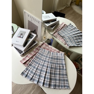 กระโปรงเทนนิสลายสก๊อต Scotch Tennis Skirt (พร้อมส่ง)