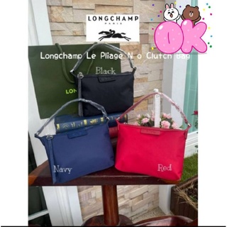 📮@1,090.-(แถม Luggage Tag )🔥🔥ลดถูกมากก🔥🔥💯Longchamp Le Pliage Néo Clutch Bag