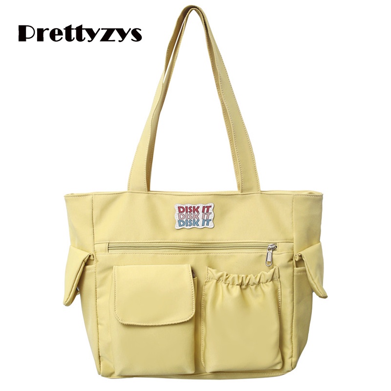 Tote Bag Prettyzys 2022 Korean Canvas Bag Large capacity 14 inch