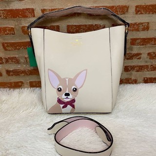 KATE SPADE ANIMAL COLLECTION BUNNY ANDPUPPY  SHOULDER BAG