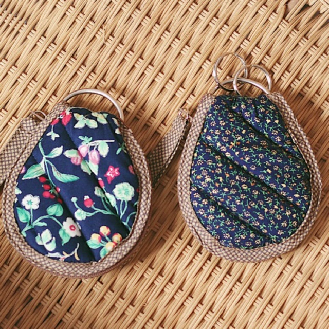 ซองเก็บกุญแจ​แบบมีซิป ใส่ได้หลายอัน Thaithai cotton [พร้อมส่ง/ลายเยอะ]