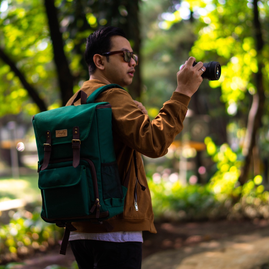 Firefly EIVOR GREEN BACKPACK CAMERA BAG - กระเป๋าเป้กล้อง