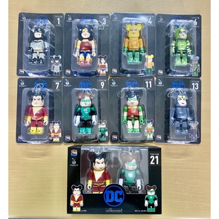 พวงกุญแจฟิกเกอร์ Bearbrick 100% : DC (ในกล่อง) ของญี่ปุ่นแท้💯พร้อมส่ง) (งาน Medicom toy)