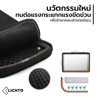 WiWU กระเป๋าแล็ปท็อป ซองใส่โน๊ตบุ๊ค คุณภาพดี ผ้ากันน้ำ ซิปกันน้ำ รุ่น Alpha Double Layer Sleeve